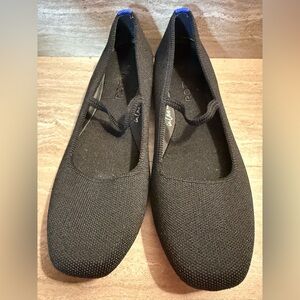 Rothy’s The Square Mary Jane Flat Washable Women’s Shoes Size 8